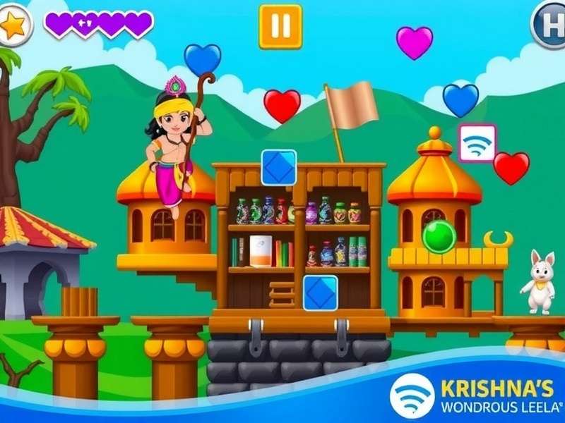Krishna S Wondrous Leela Game Screenshot